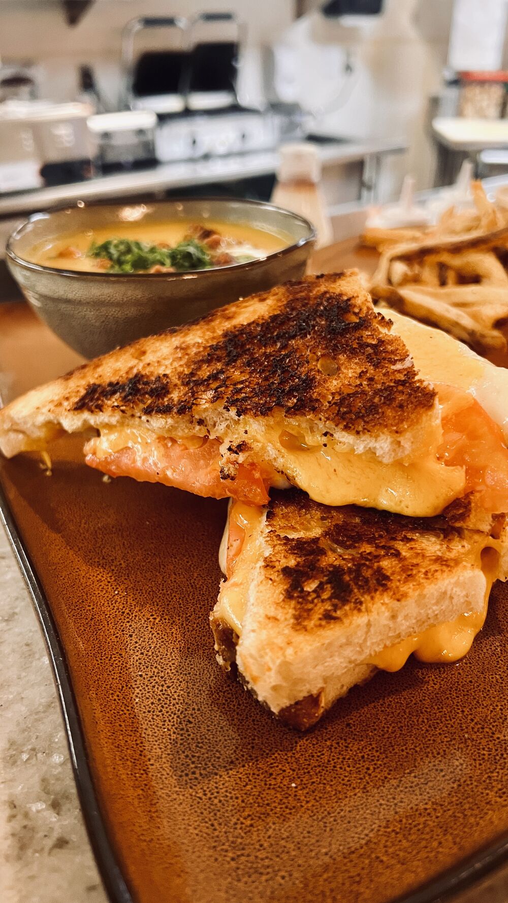 Boxed lunch sandwich from 56 Social catering